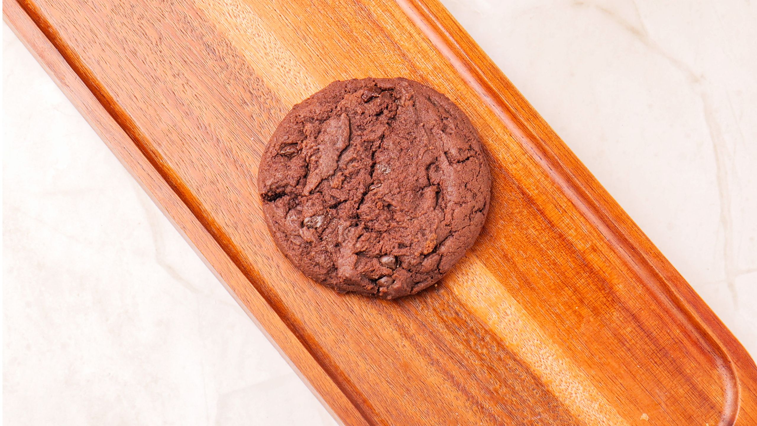 Large Brown Chocolate Chip Cookie