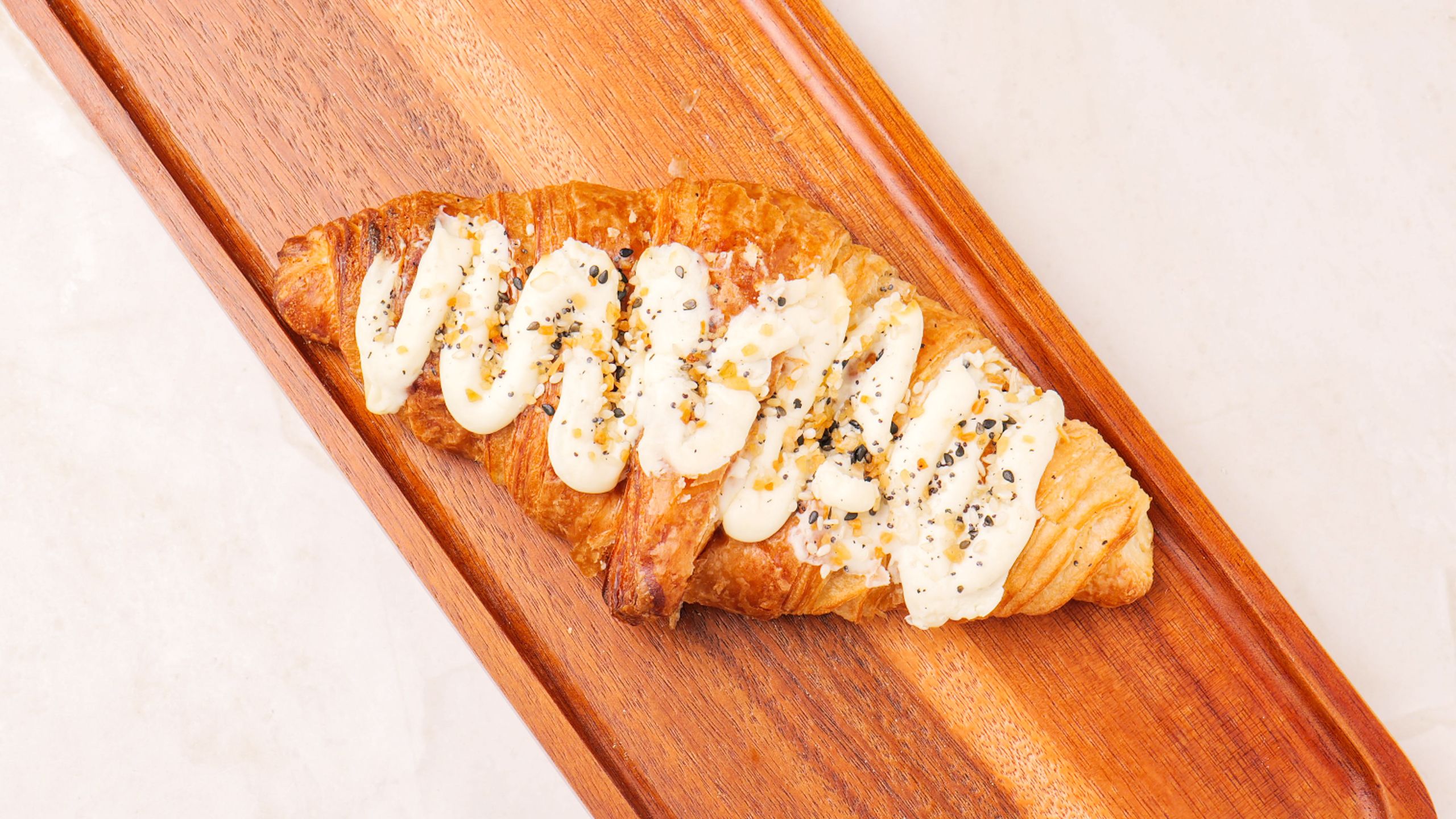 Cream Cheese Everything Croissant